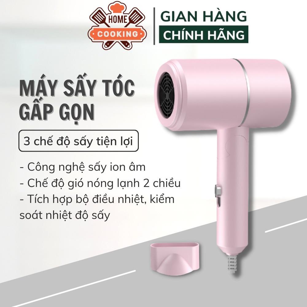 Máy sấy tóc 2 chiều nóng lạnh công suất lớn 2300W nhanh khô tóc, 3 chế độ sấy chăm sóc tóc chuẩn salon, tặng kèm mỏ vịt