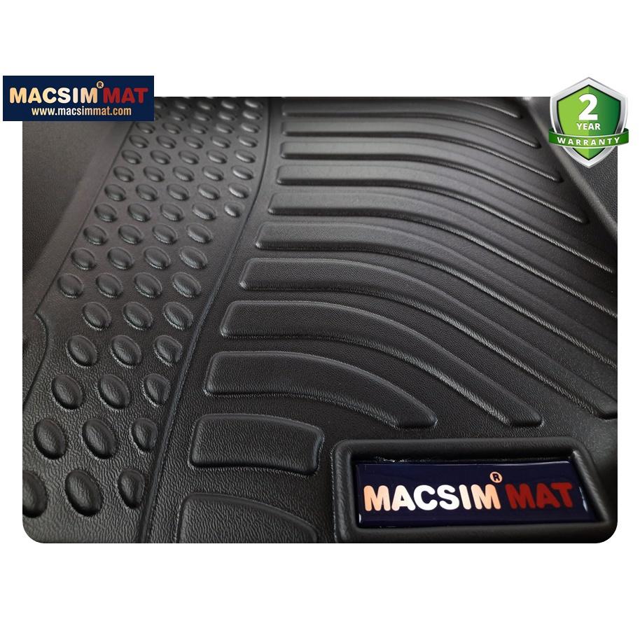 Thảm lót sàn xe ô tô Suzuki XL7 Nhãn hiệu Macsim chất liệu nhựa TPV cao cấp màu đen - 2 hàng ghế