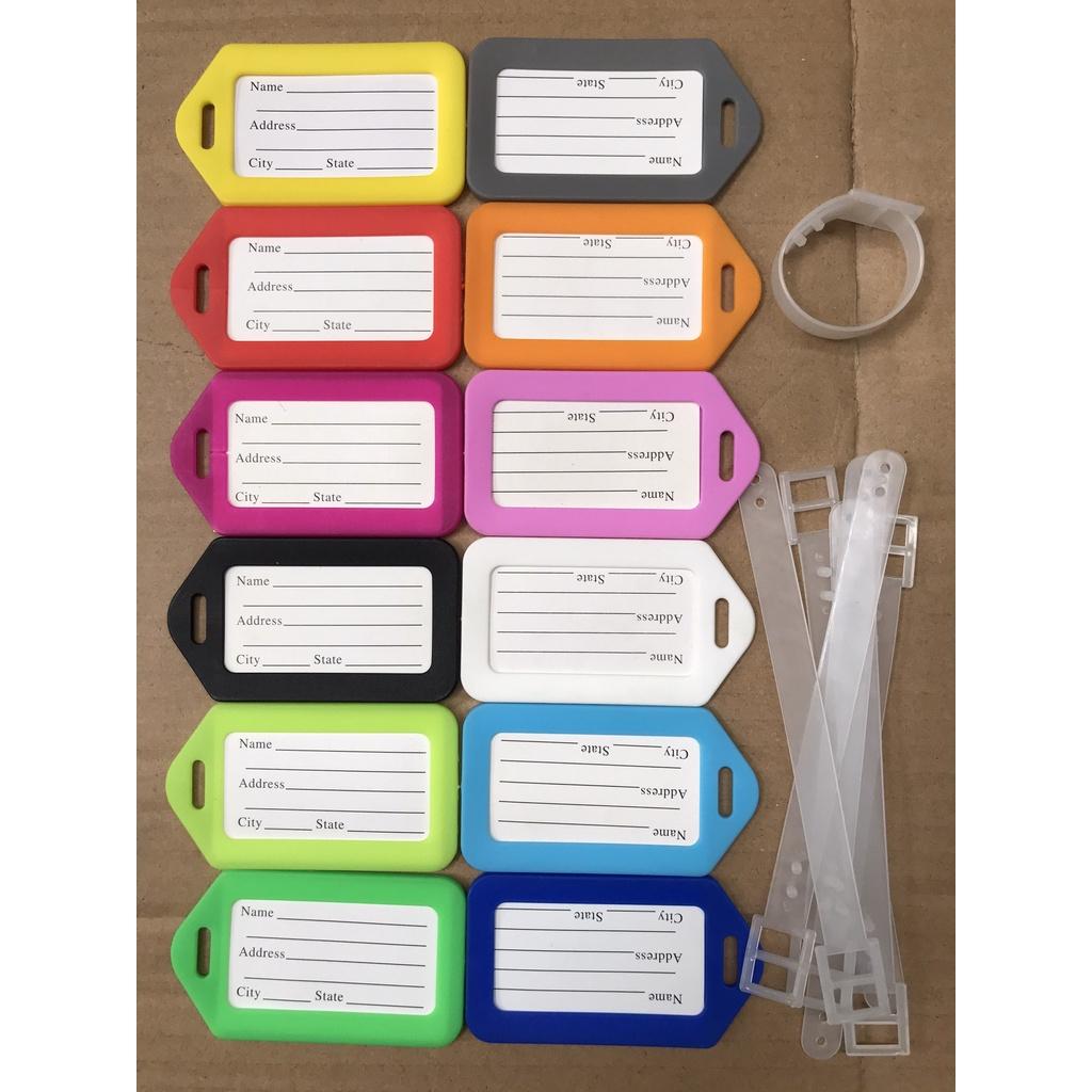 Móc khóa MK5 thẻ tên name tag ghi thông tin Thẻ đánh dấu chìa khóa và ghi chú thông tin vali hành lý valy magic