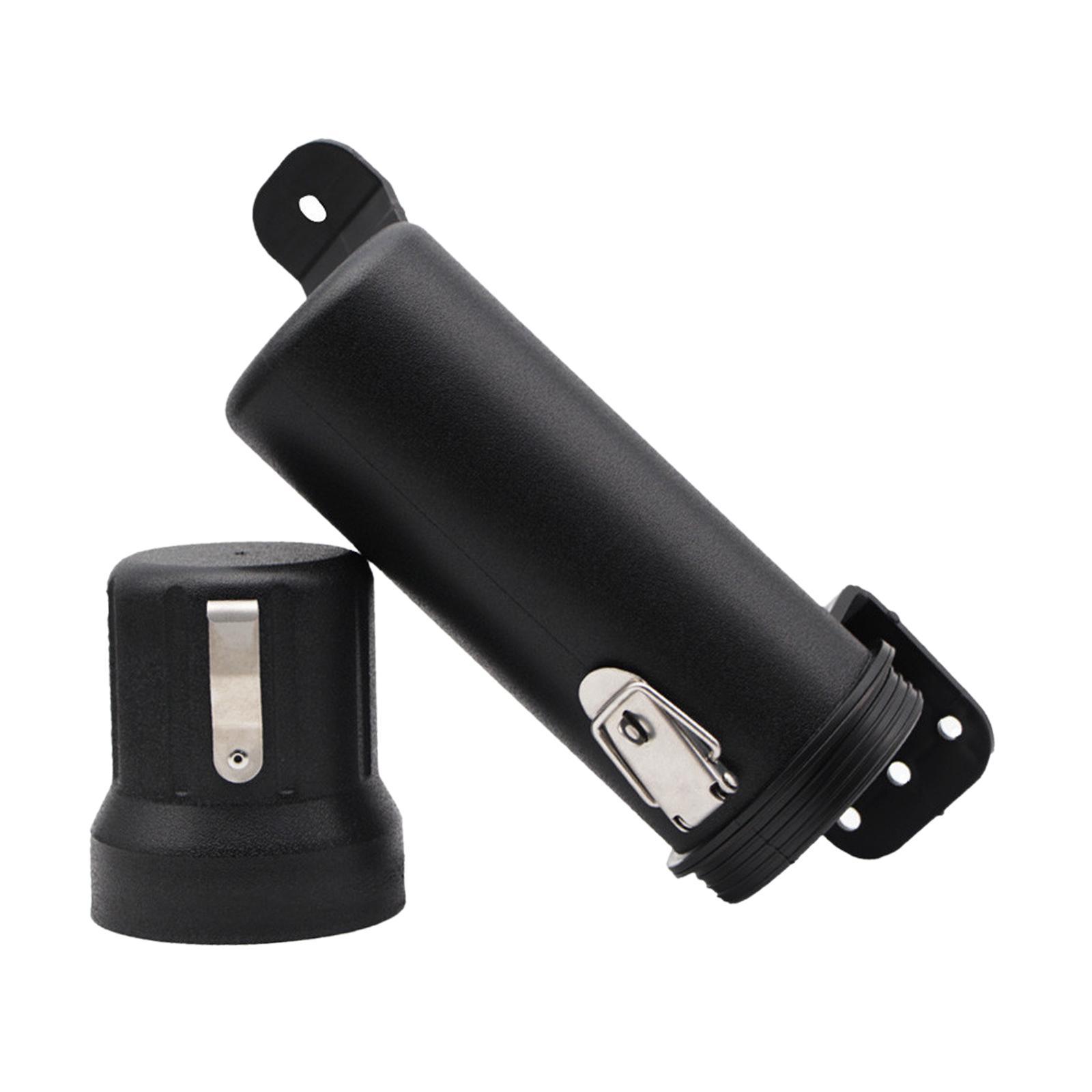 Universal Canister Holder Storage Box Case Waterproof Motorcycle Tool Tube