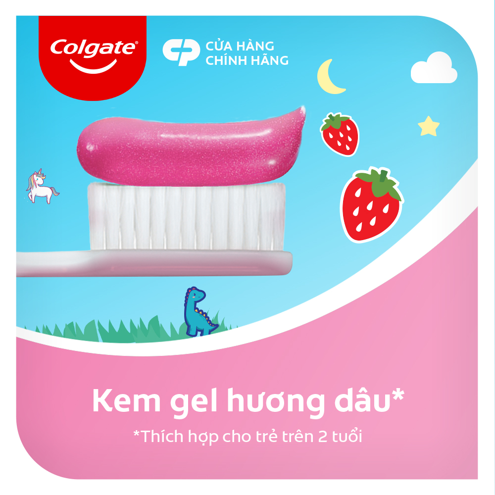 Kem đánh răng Colgate trẻ em khủng long hương dâu 40g