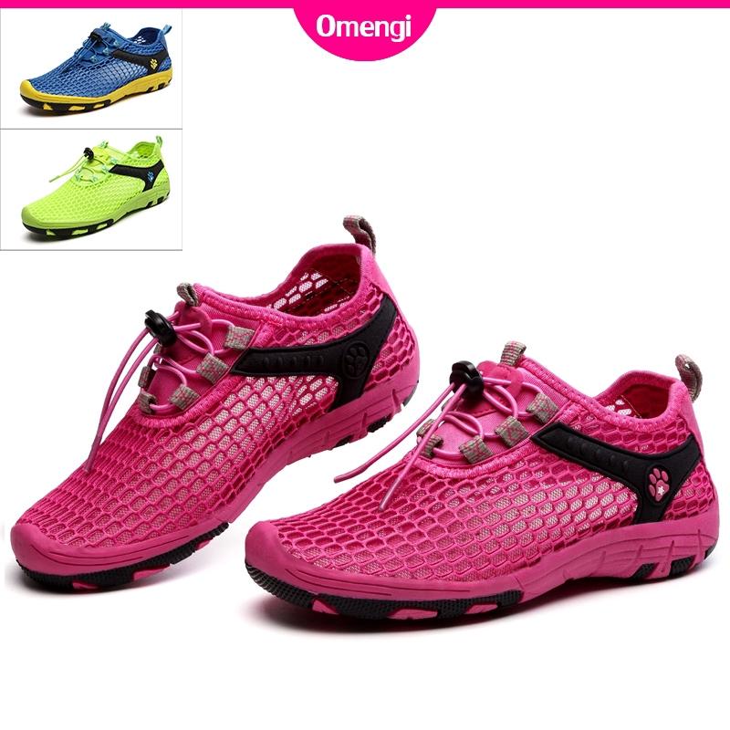 Giày Thể Thao Lưới Thoáng Khí Chống Trượt Cho Nữ