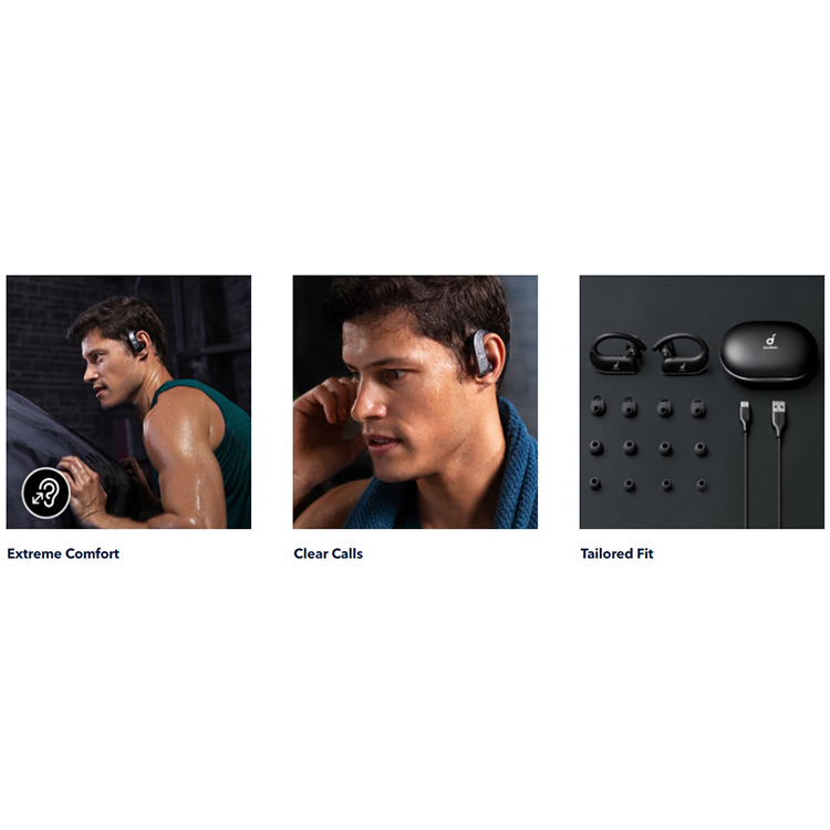 Tai Nghe Bluetooth True Wireless Anker Soundcore Spirit X2 - A3918 - Hàng Chính Hãng