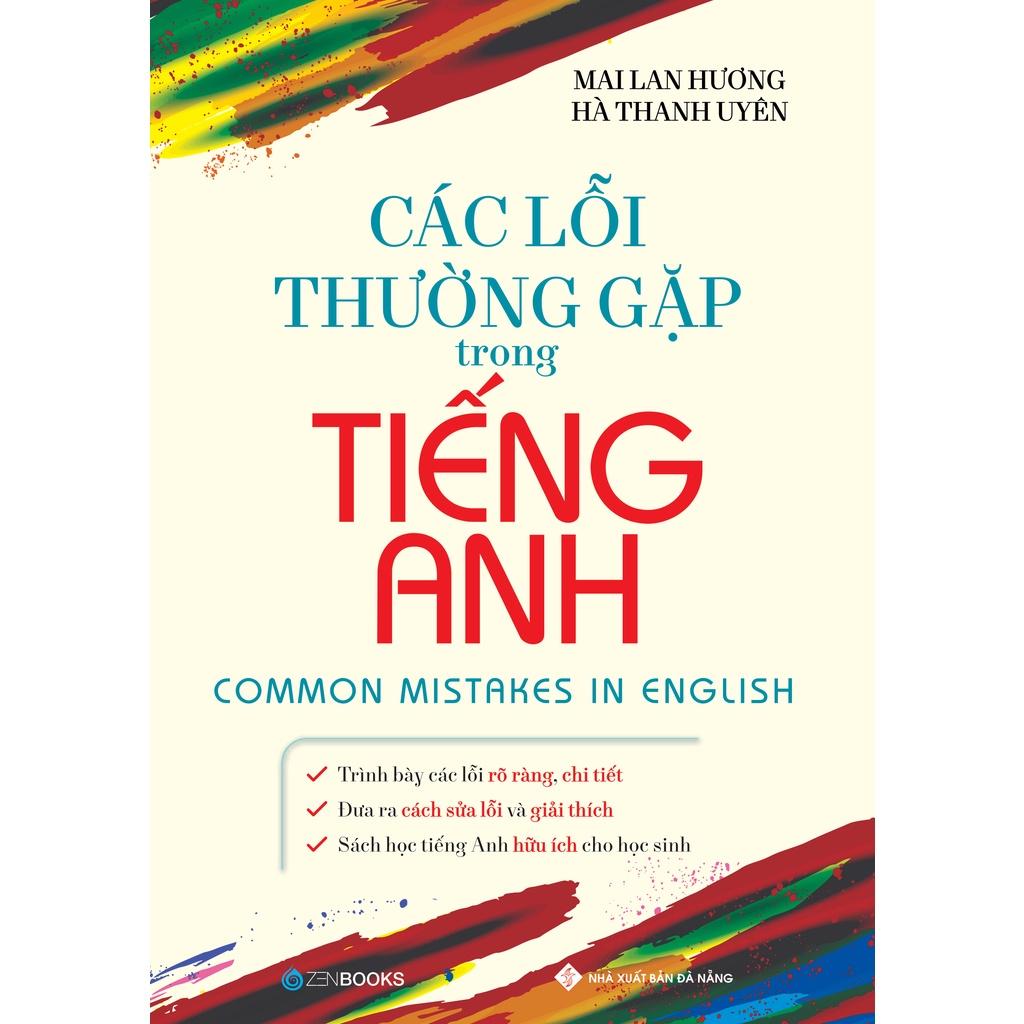 Hình ảnh Sách - Các Lỗi Thường Gặp Trong Tiếng Anh - Mai Lan Hương