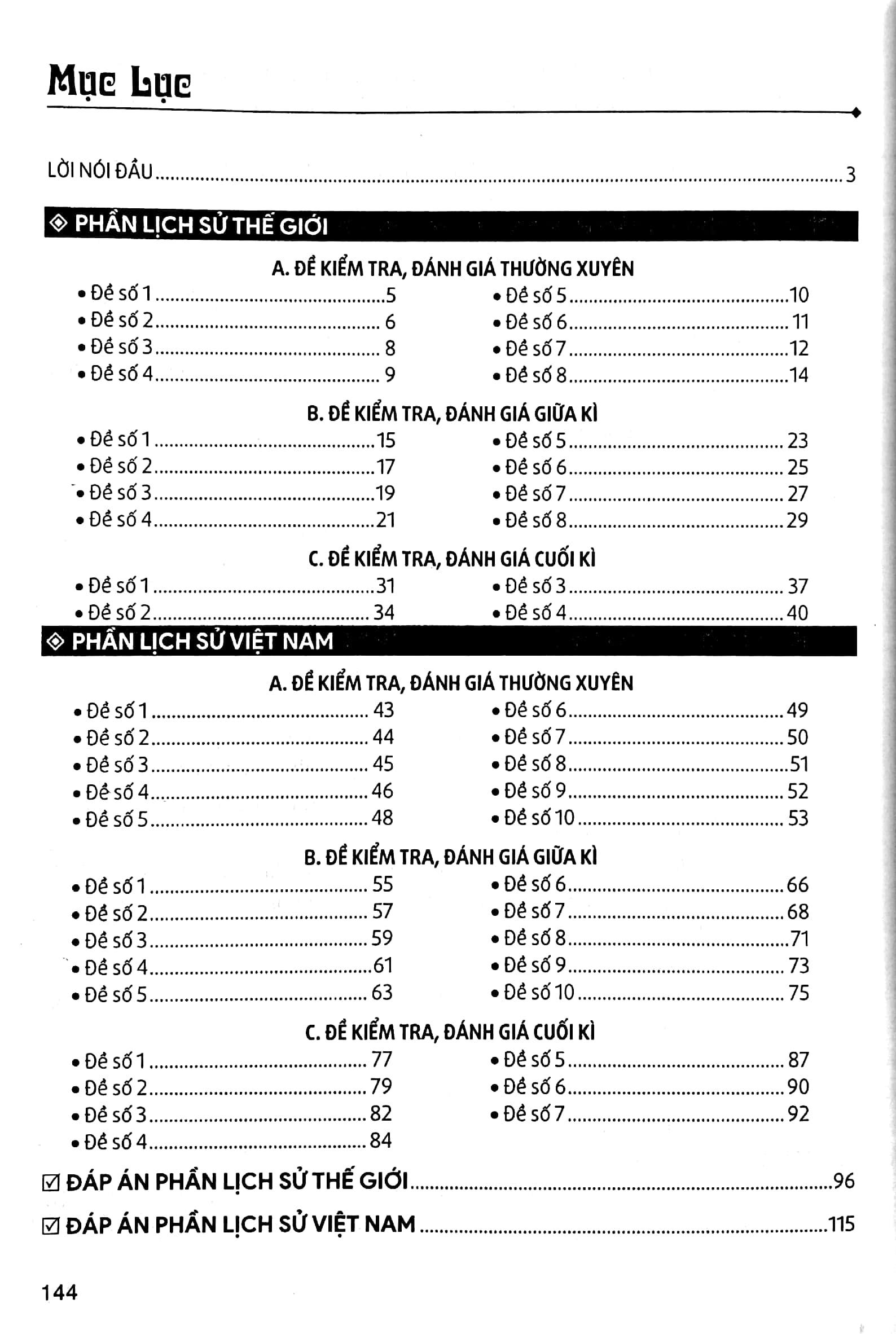 Đề Kiểm Tra Đánh Giá Lịch Sử Lớp 7