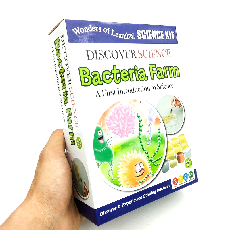 Wonders Of Learning Book &amp; Science Kit - Discover Science - Bacteria Farm