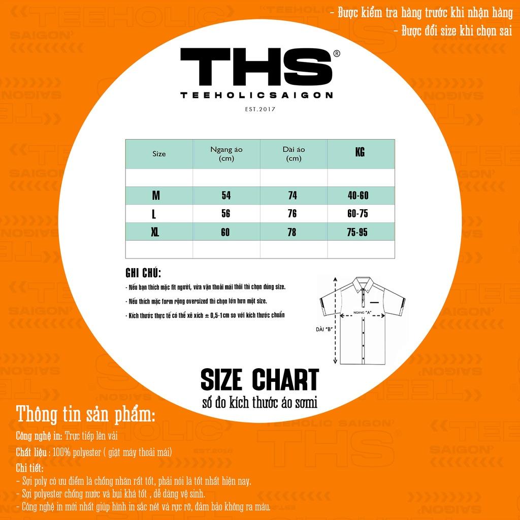 Áo Sơ Mi Unisex Form Rộng Màu Xanh Lá Vải Xốp Gắn Vương Miện Thiếc Logo TeeHolic - THS