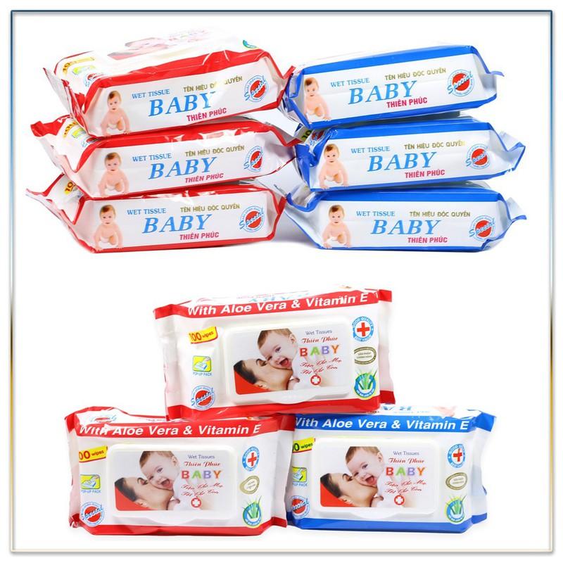 Khăn Ướt Cho Bé Baby 100 Tờ 1 Gói