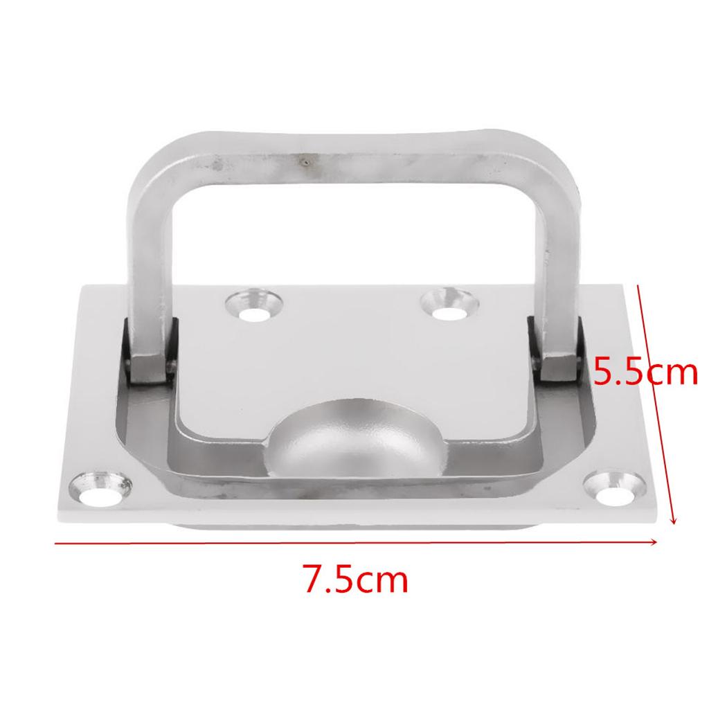 316 Stainless Steel Marine Flush Lifting Handle Pull Boat Hatches Lift Ring Boat Accessories