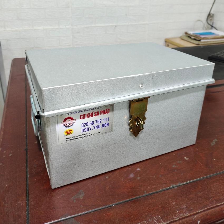 Hộp tôn nhỏ đựng đồ đa năng có khóa, nhỏ gọn, tiện ích, siêu bền