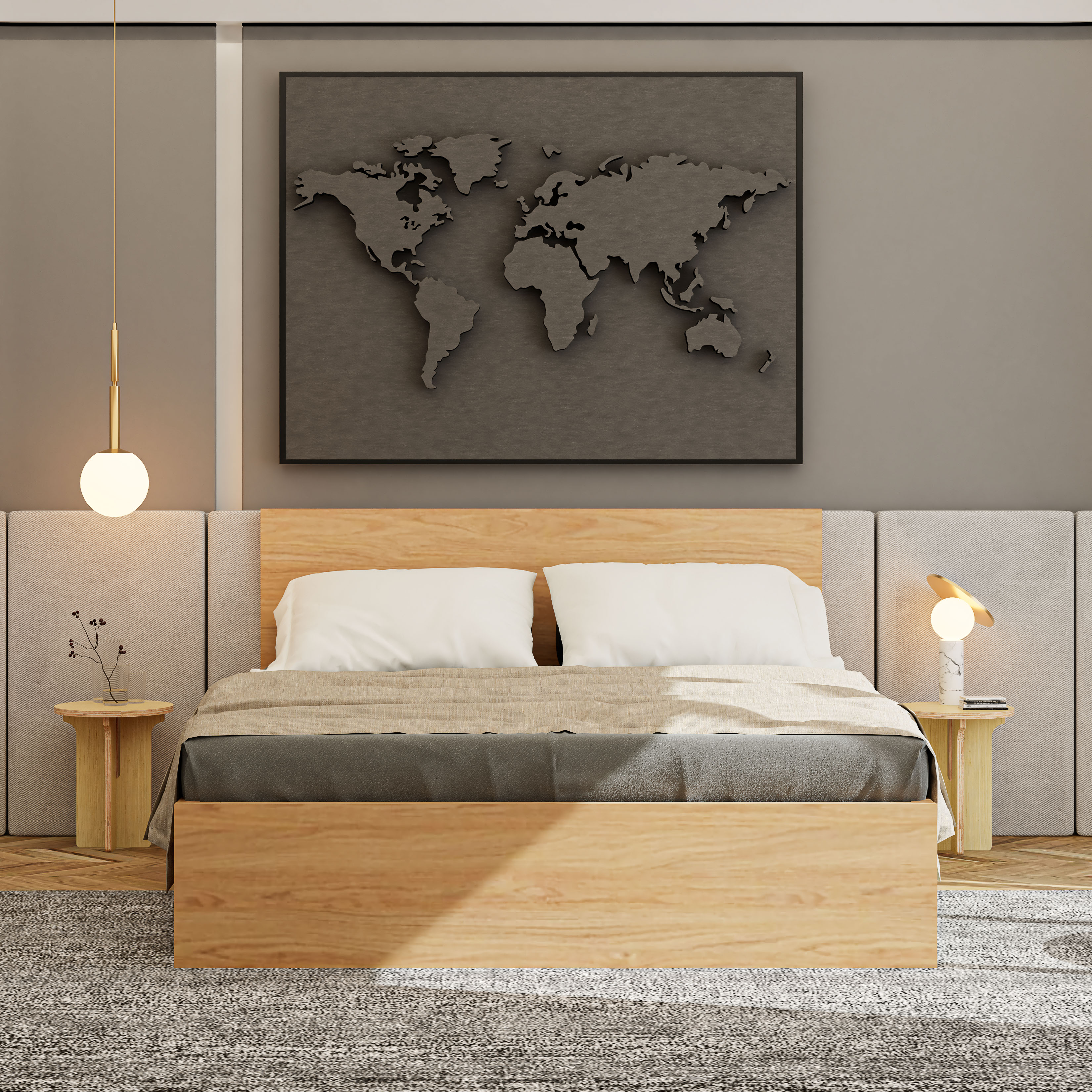 [Happy Home Furniture] DOOBIE, Giường ngủ - 2 hộc tủ kéo ( chống ẩm cao cấp ), GNG_001 , GNG_002 , GNG_003 , GNG_004