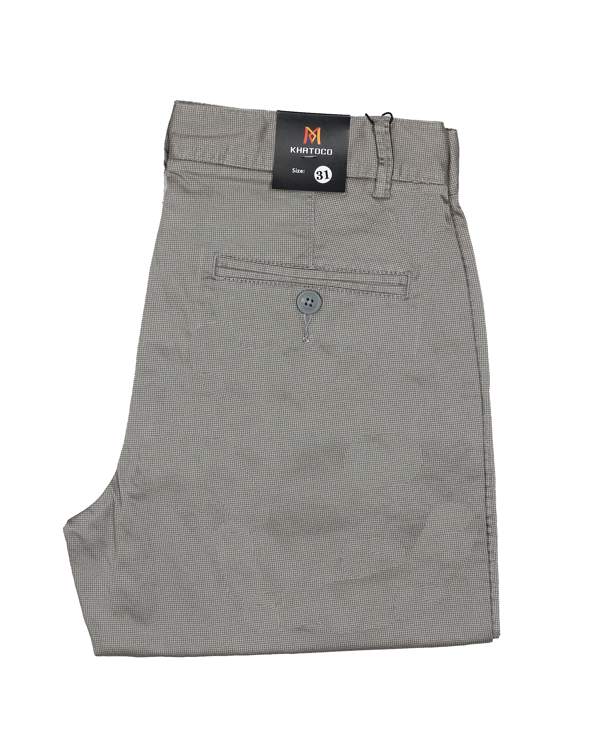 Quần short khaki nam Khatoco Q3M378R0-ININ014-2407-0