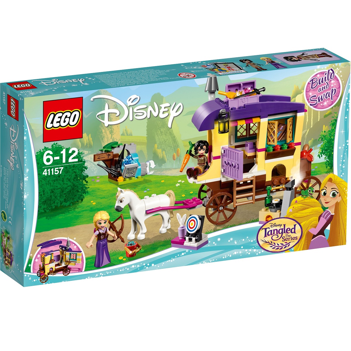 Bộ Lắp Ráp Cổ Xe Của Rapunzel LEGO DISNEY PRINCESS 41157 (323 chi tiết)