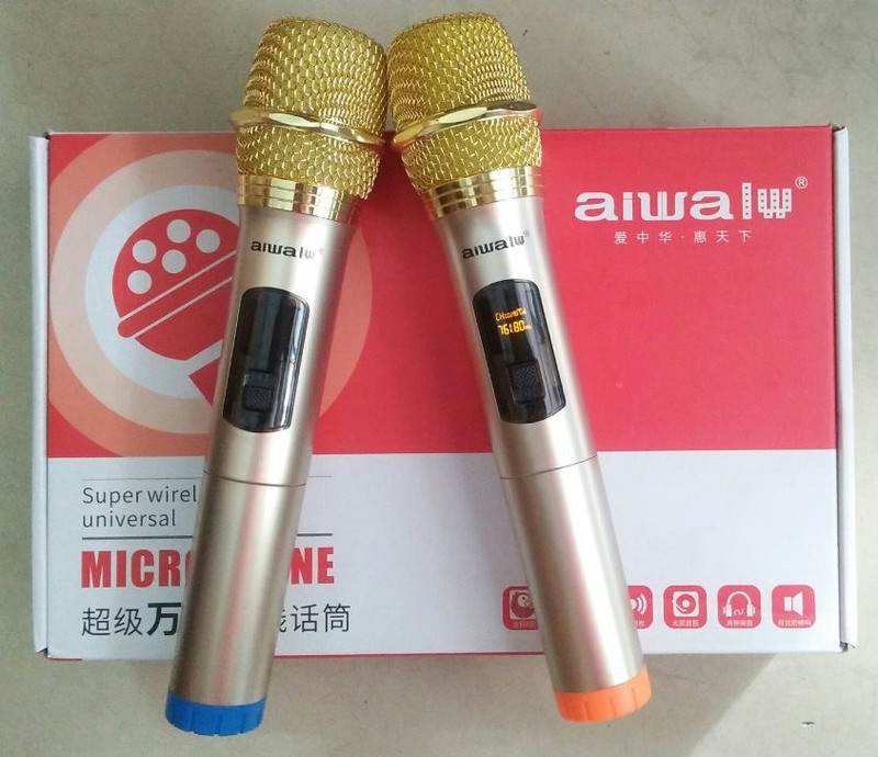 MIC KHÔNG DÂY AIWA AV33 CHUYÊN NGHIỆP 2 MIC