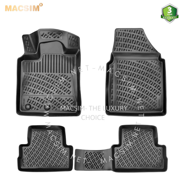 Thảm lót sàn ô tô nhựa TPU Silicon Nissan Qashqai first generation 2006-2013 Nhãn hiệu Macsim