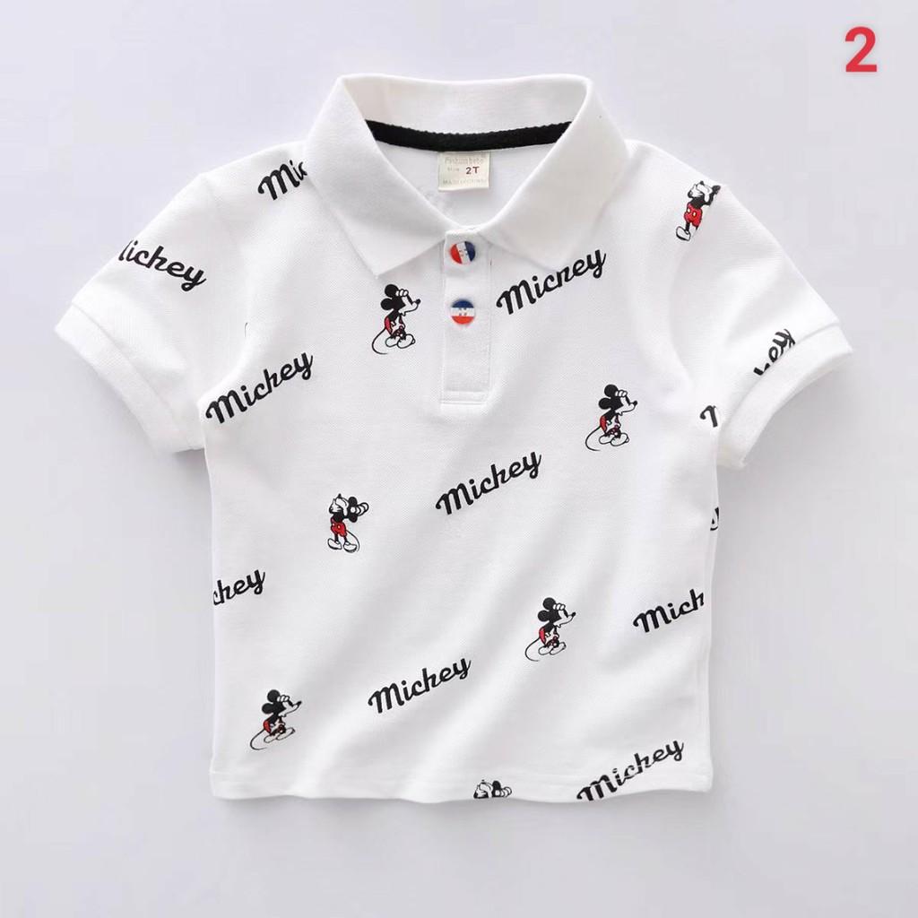 Áo cổ trụ bé trai size 18 tháng - 6 tuổi