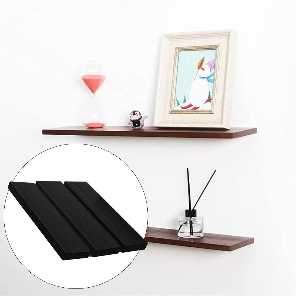 SET OF 3 WALL MOUNTED FLOATING SHELVE DISPLAY STORAGE SHELF