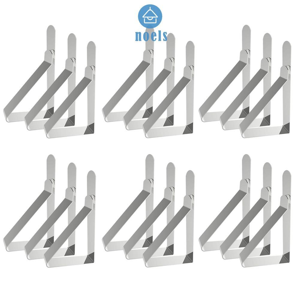 Set 6 Giá Đỡ Khăn Trải Bàn Bằng Thép Không Gỉ Tiện Dụng