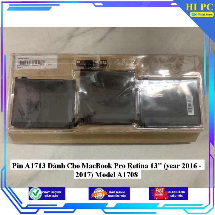Pin A1713 Dành Cho MacBook Pro Retina 13'' Model A1708 - Hàng Nhập Khẩu