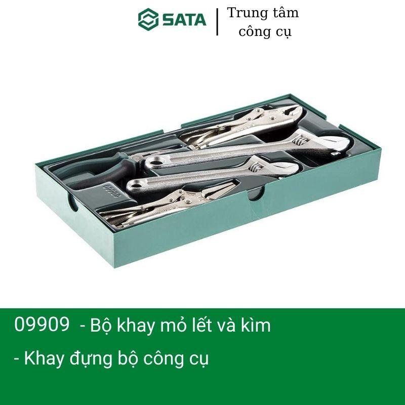 Bộ khay mỏ lết & kìm 5 chi tiết SATA 09909