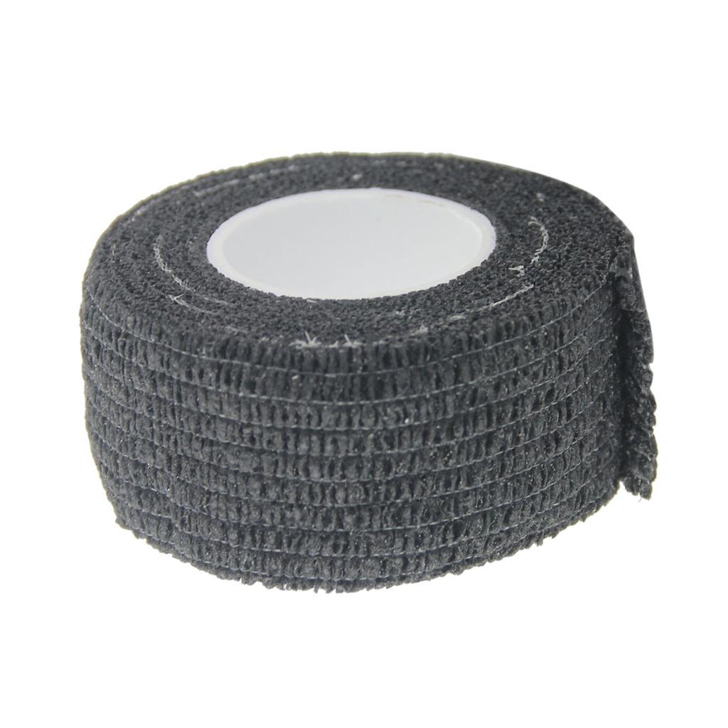 2 Pieces First Aid Ankle Finger Self Adhesive Bandage Gauze Tape Roll 1 Inch