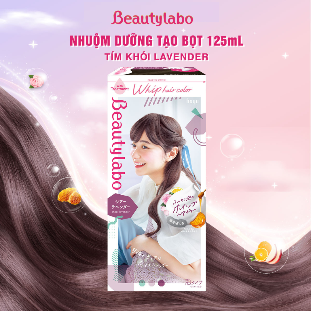 Thuốc nhuộm tóc tạo bọt Beautylabo – Whip Hair Color Nhật Bản