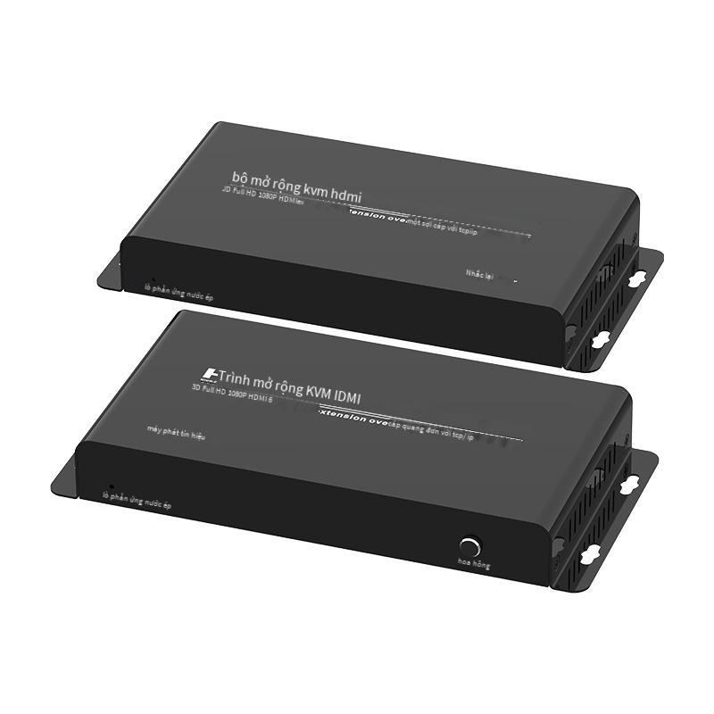 Vận Chuyển nhanh Zhenhong HDMI KVM Bộ Mở Rộng Sợi Quang HDMI + USB mở rộng Bộ Thu Phát Sợi Quang HDMI