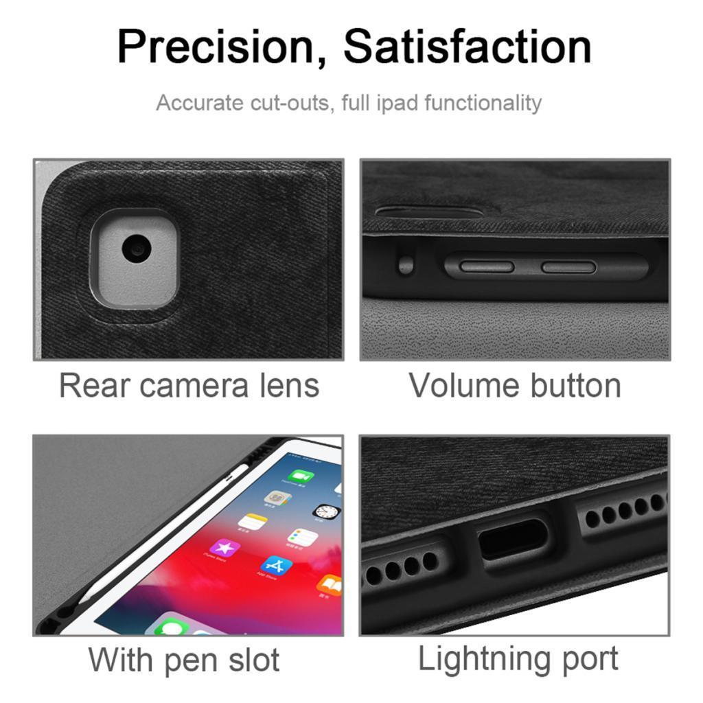 Soft TPU Back Protective Cover Detachable Wireless BT Keyboard