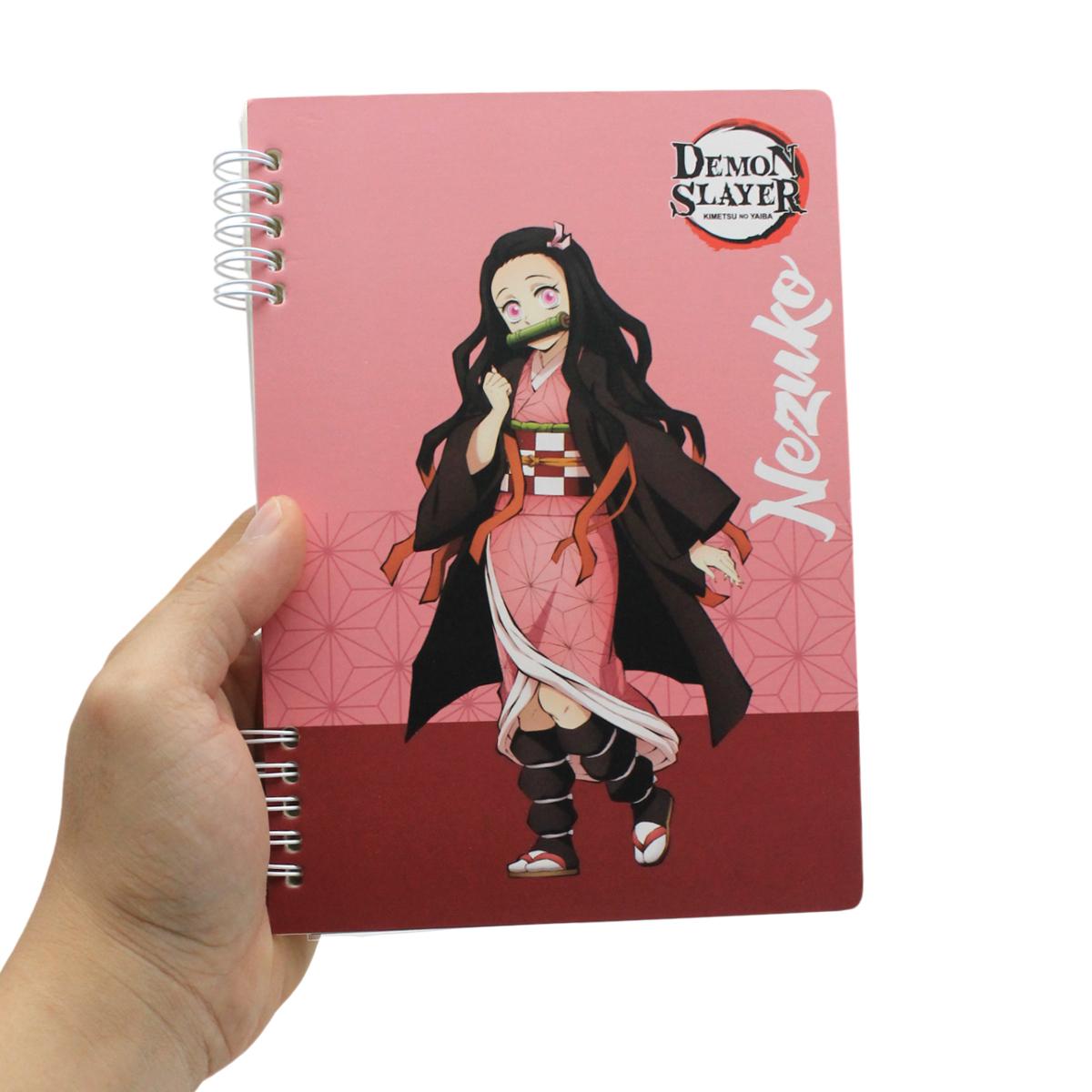 Sổ Lò Xo A5 - Kẻ Ngang - 120 Trang 100gsm - Nhân Vật Demon Slayer - Thiên Long MB-023/DS - Nezuko