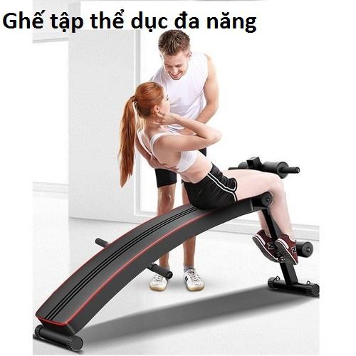 Ghế tập cơ bụng, tập đẩy tạ đa năng , máy gập bụng tại nhà giảm mỡ hiệu quả
