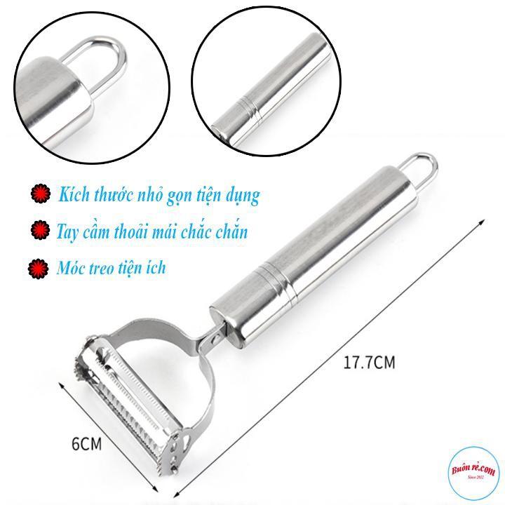 Nạo Rau Củ Quả 2IN1 Bằng Inox Không Gỉ Chất Lượng Cao 00867