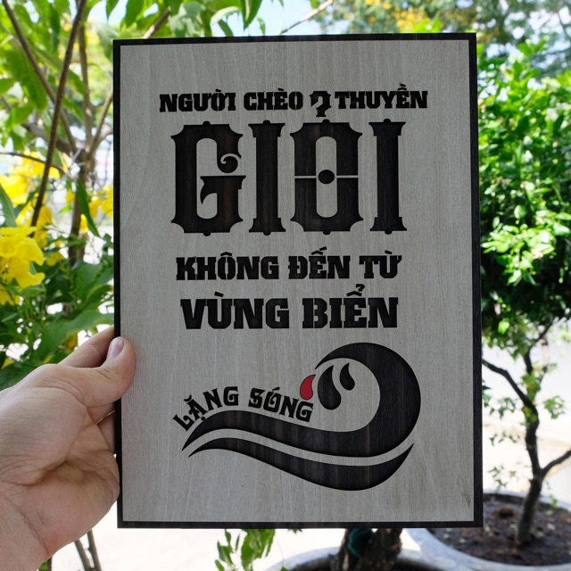 Tranh gỗ treo tường_Người chèo thuyền giỏi không đến từ vùng biển_CRN_01