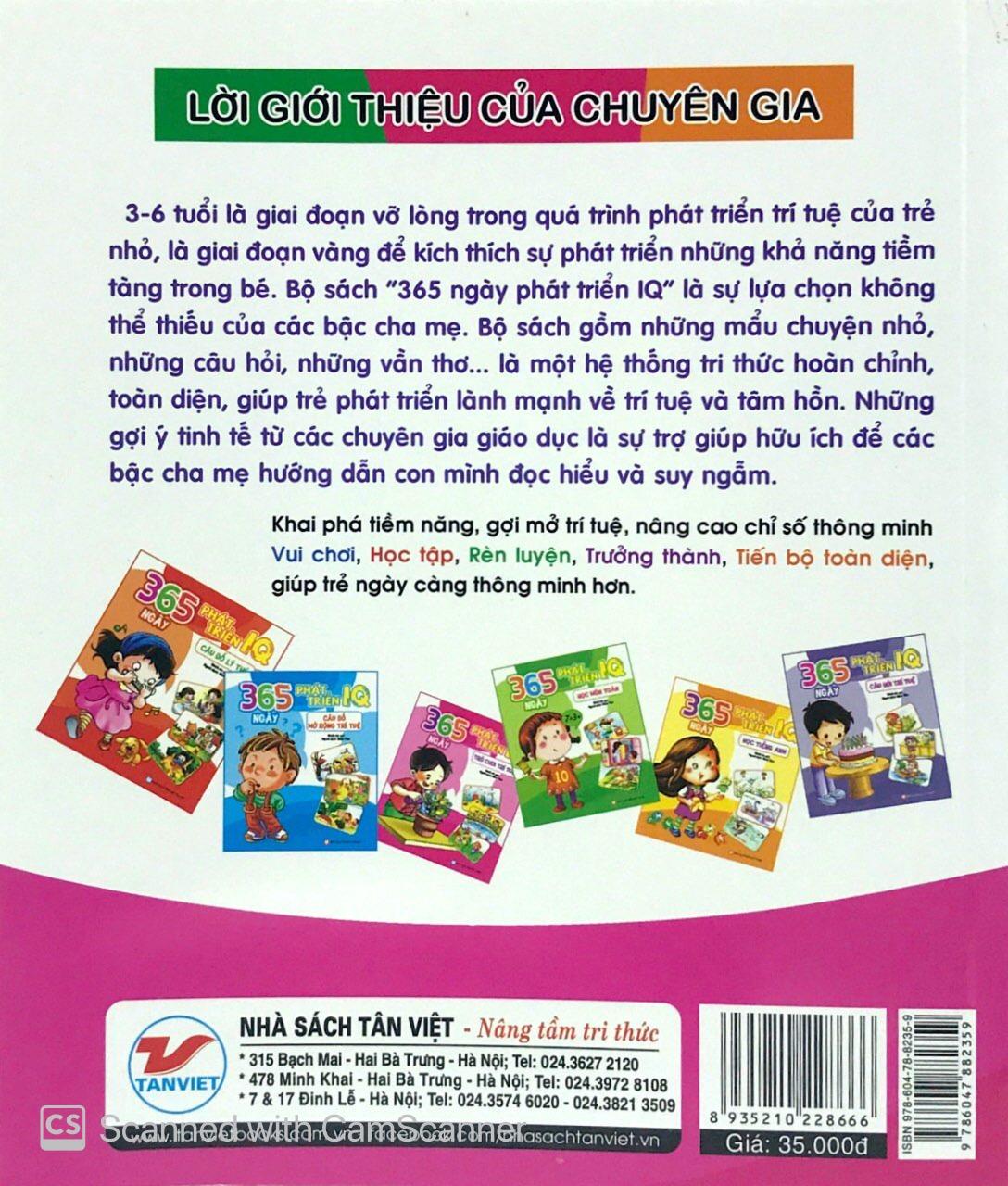 Sách 365 Ngày Phát Triển IQ - Trò Chơi Trí Tuệ