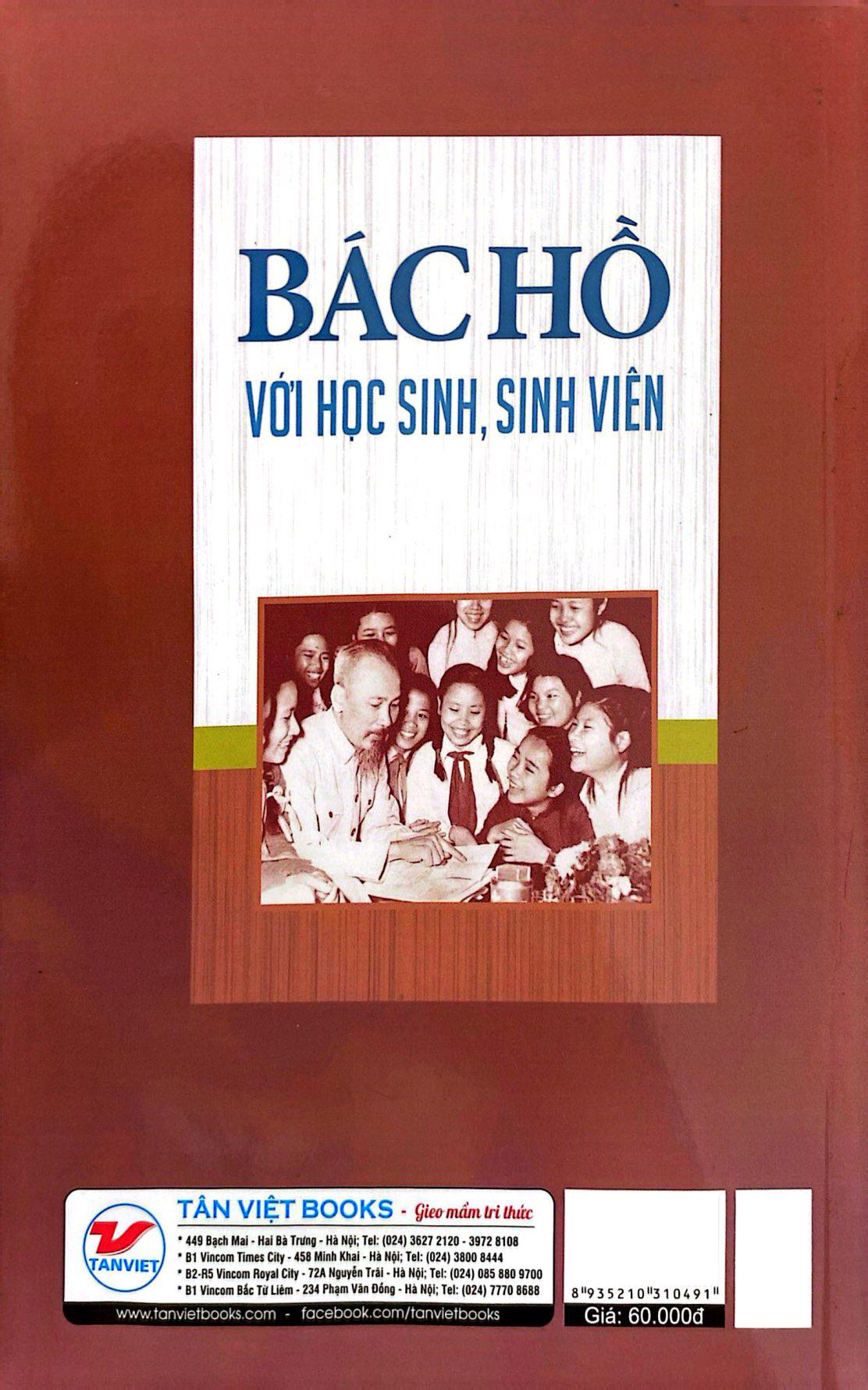 Sách - Tủ Sách Rèn Luyện Nhân Cách Sống - Bác Hồ Với Học Sinh, Sinh Viên (Tái Bản 2024)