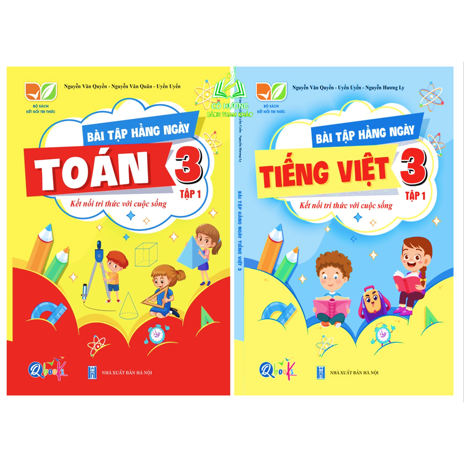 Sách - Combo Bài Tập Hằng Ngày Toán và Tiếng Việt 3 - Tập 1 - Kết Nối Tri Thức Với Cuộc Sống