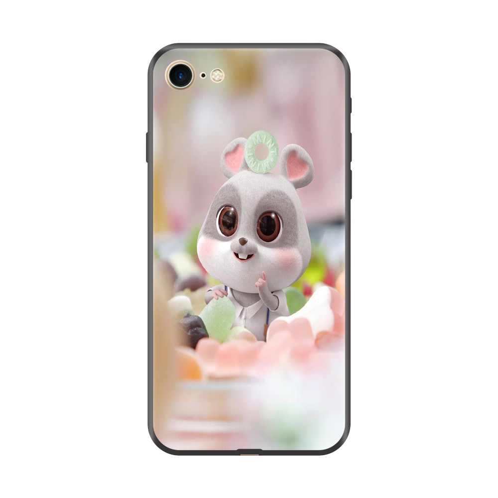 Ốp lưng TPU viền dẻo cho điện thoại IPHONE 7/8 Hình Chuột Tết 2020 Mẫu 07