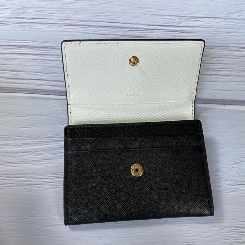Ví nữ mini, ví mini da cao cấp Safiano - Cardholder thời trang OLUX
