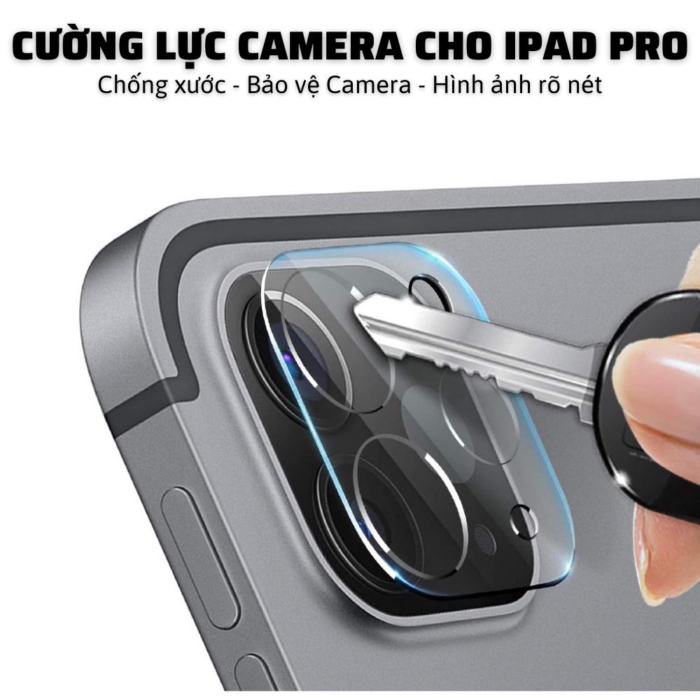 Cường lực kính cụm Camera cho iPad Pro 11/12.9 inch - Cường lực kim loại cho Camera cho iPad 11/12.9&quot; dòng iPad năm 2020/21