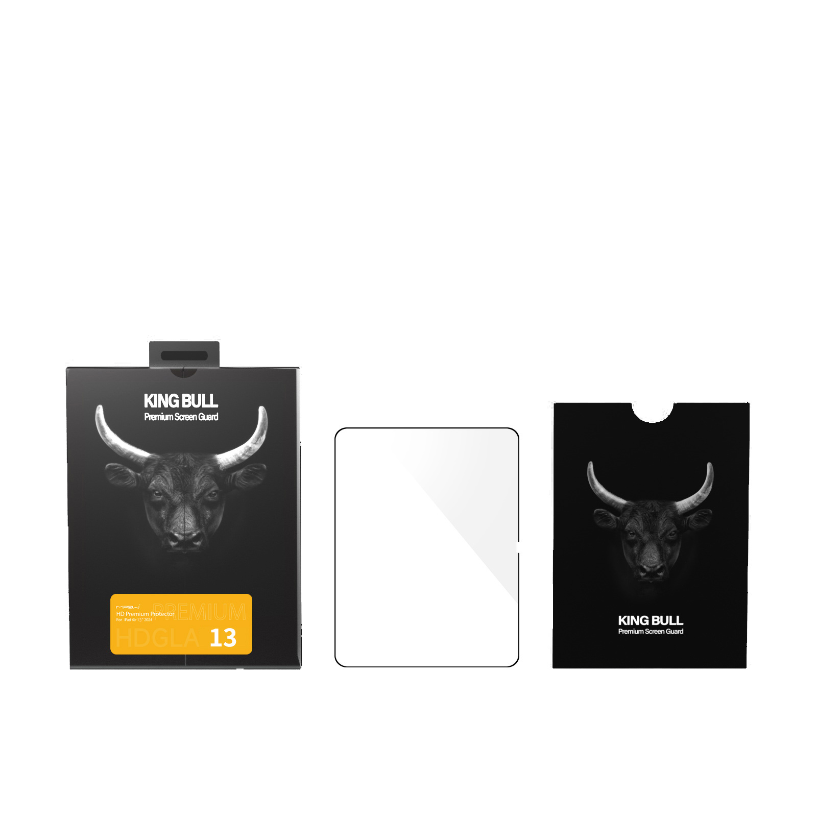 Miếng dán cường lực Mipow Kingbull Premium HD cho iPad Air 11 inch / 13 inch 2024 - Thiết kế cao cấp, hàng chính hãng