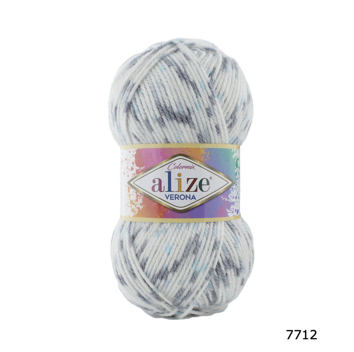 Cuộn len nhộm phẩy VERONA hãng Alize Yarns đan móc khăn, áo mùa đông cực đẹp
