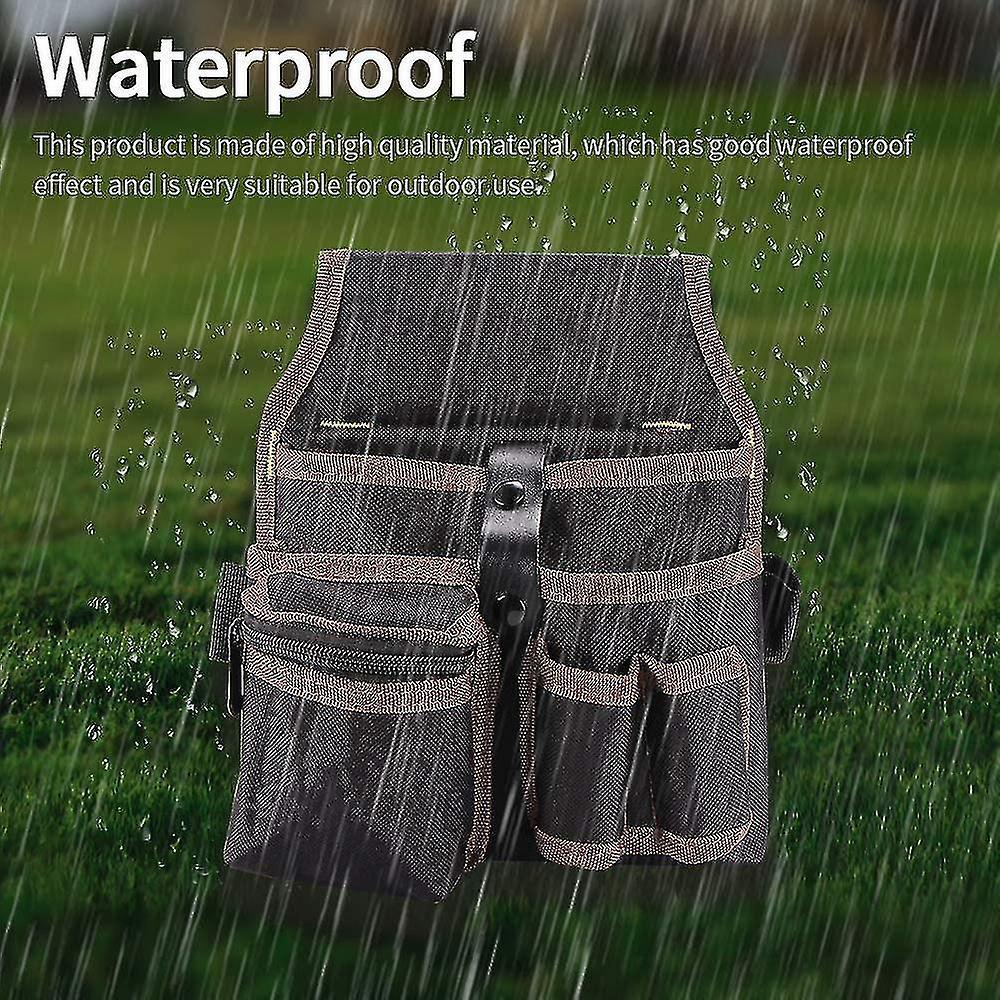 Thắt lưng dụng cụ, túi công cụ, tạp dề dụng cụ với 7 túi công cụ, không thấm nước, chuyên nghiệp