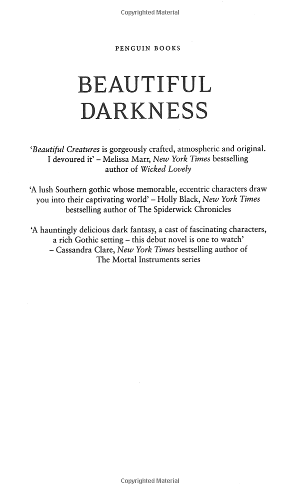 Beautiful Darkness (Beautiful Creatures)