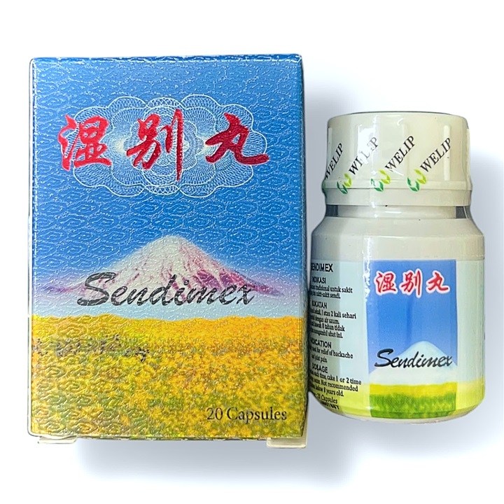Viên uống đau nhức xương khớp Sendimex Thấp biệt hoàn xuất xứ Malaysia - Hộp 20 viên - Mã số 1290