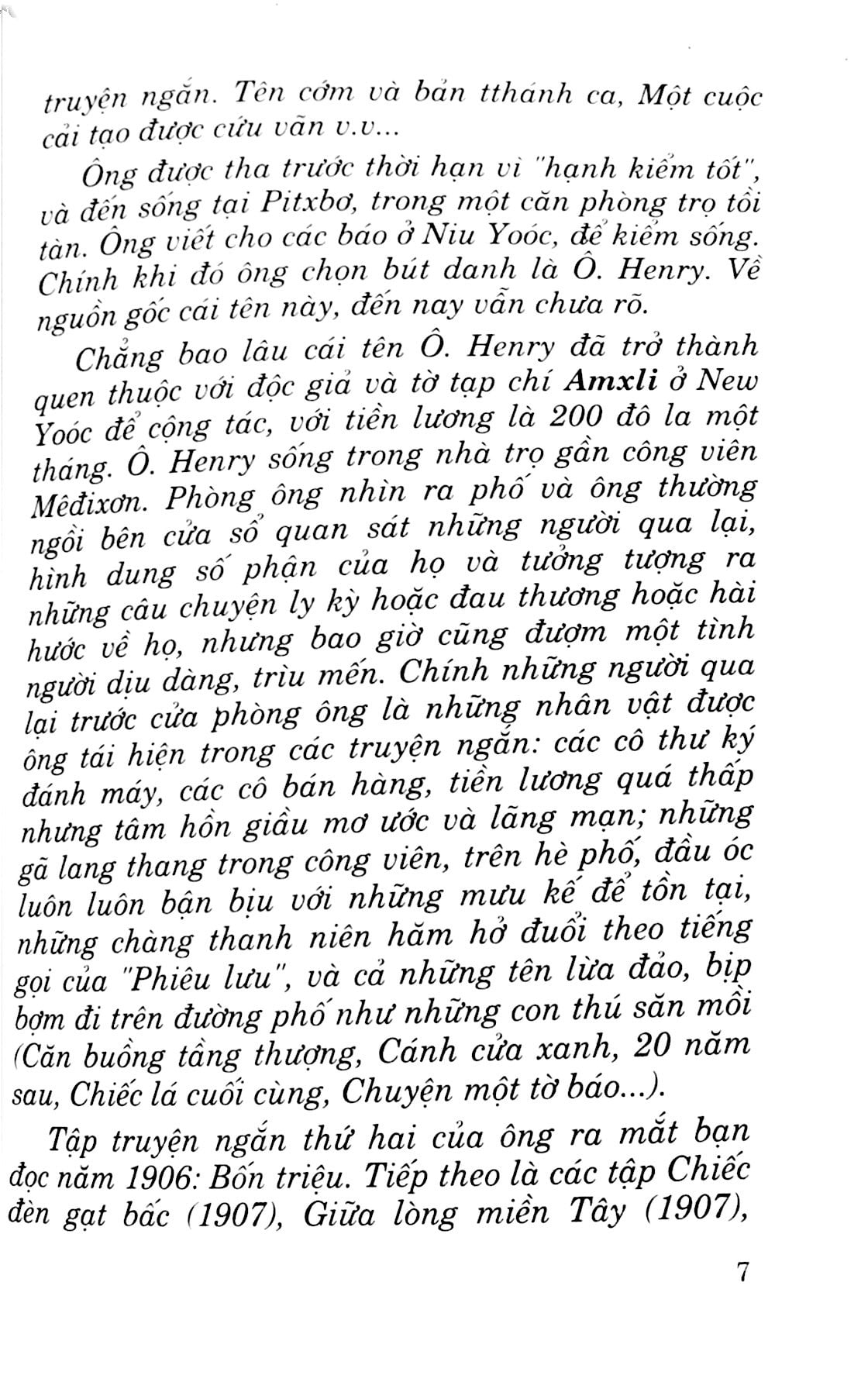 Ô.Henry Chiếc Lá Cuối Cùng