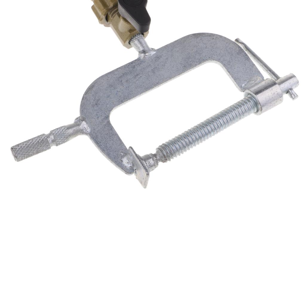 1 Piece Fishing Rod Pole Stand Bracket Support Holder Adjustable Clamp Fishing Tool 8.5 cm/3.3 inch