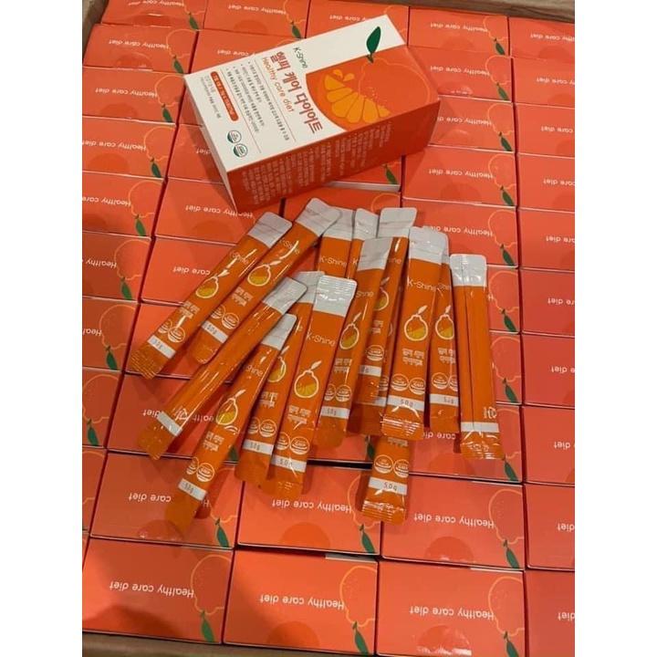 Bột Sủi thải độc toàn thân K-SHINE Healthy Care Diet Hàn Quốc 5g*15 gói
