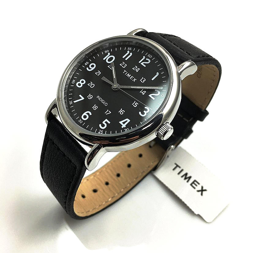 Đồng Hồ Dây Da Nam Timex Standard 40mm Leather Strap Watch - TW2T30700