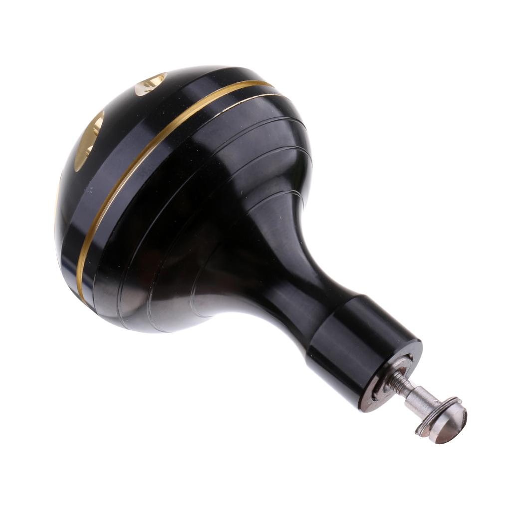 Spinning Fishing Reel Handle Power Knob Replacement Handle Grip Gray Gold
