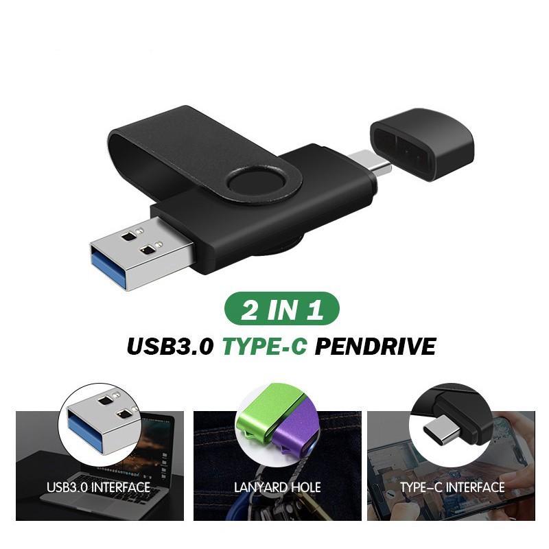 Usb 3.0 256gb Otg Cho Điện Thoại / Máy Tính Bảng / Pc 16gb 32gb 64gb 128gb