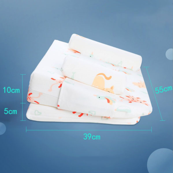 Đệm giường chống trào ngược cho trẻ sơ sinh chống lật Cotton &amp; Ergonomics